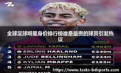 全球足球明星身价排行榜谁是最贵的球员引发热议